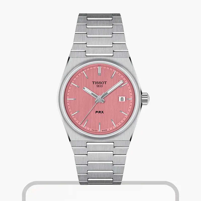 Tissot PRX Swiss Quartz 35mm Pink Dial unisex Watch